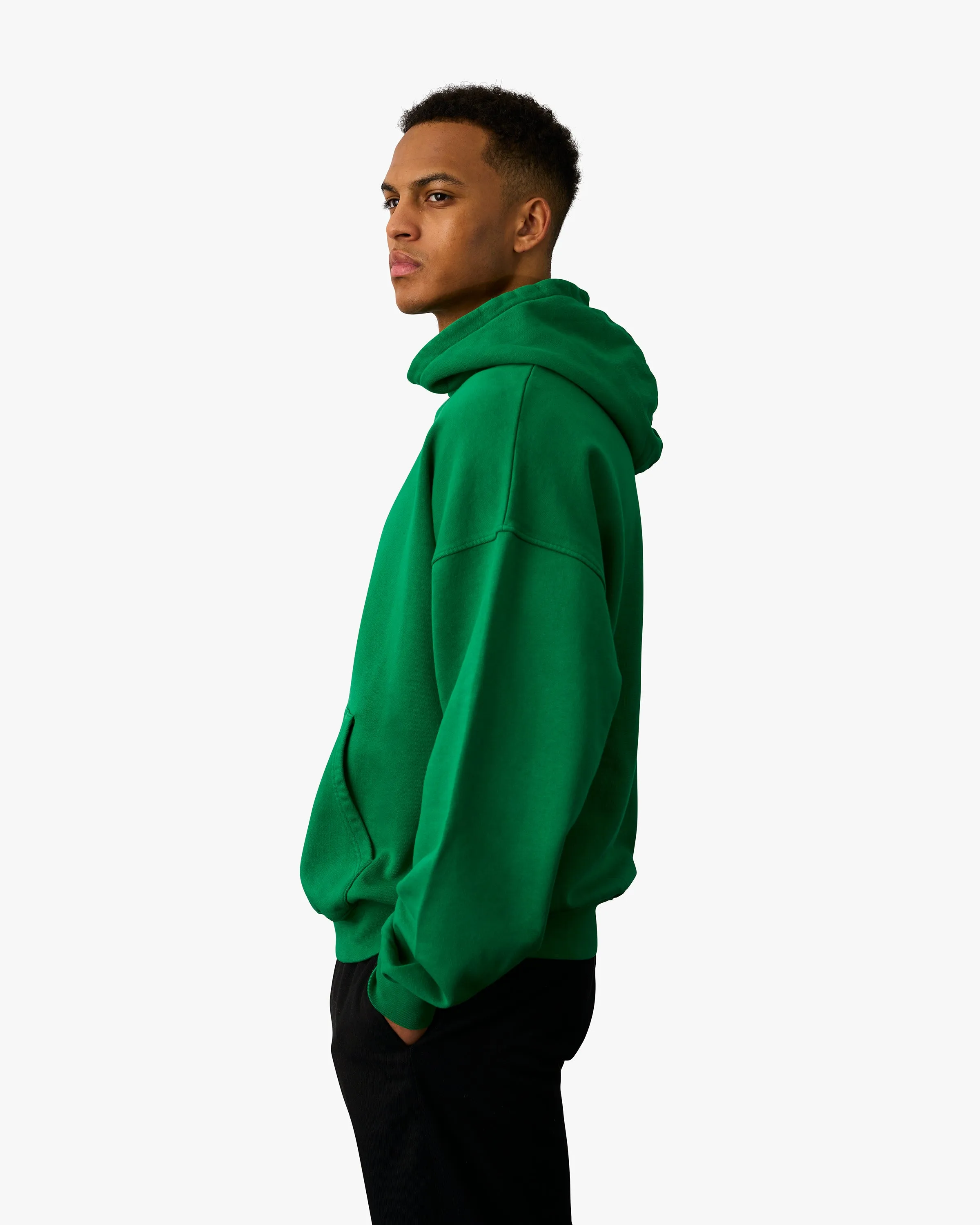 Organic Oversized Hood - Deep Black