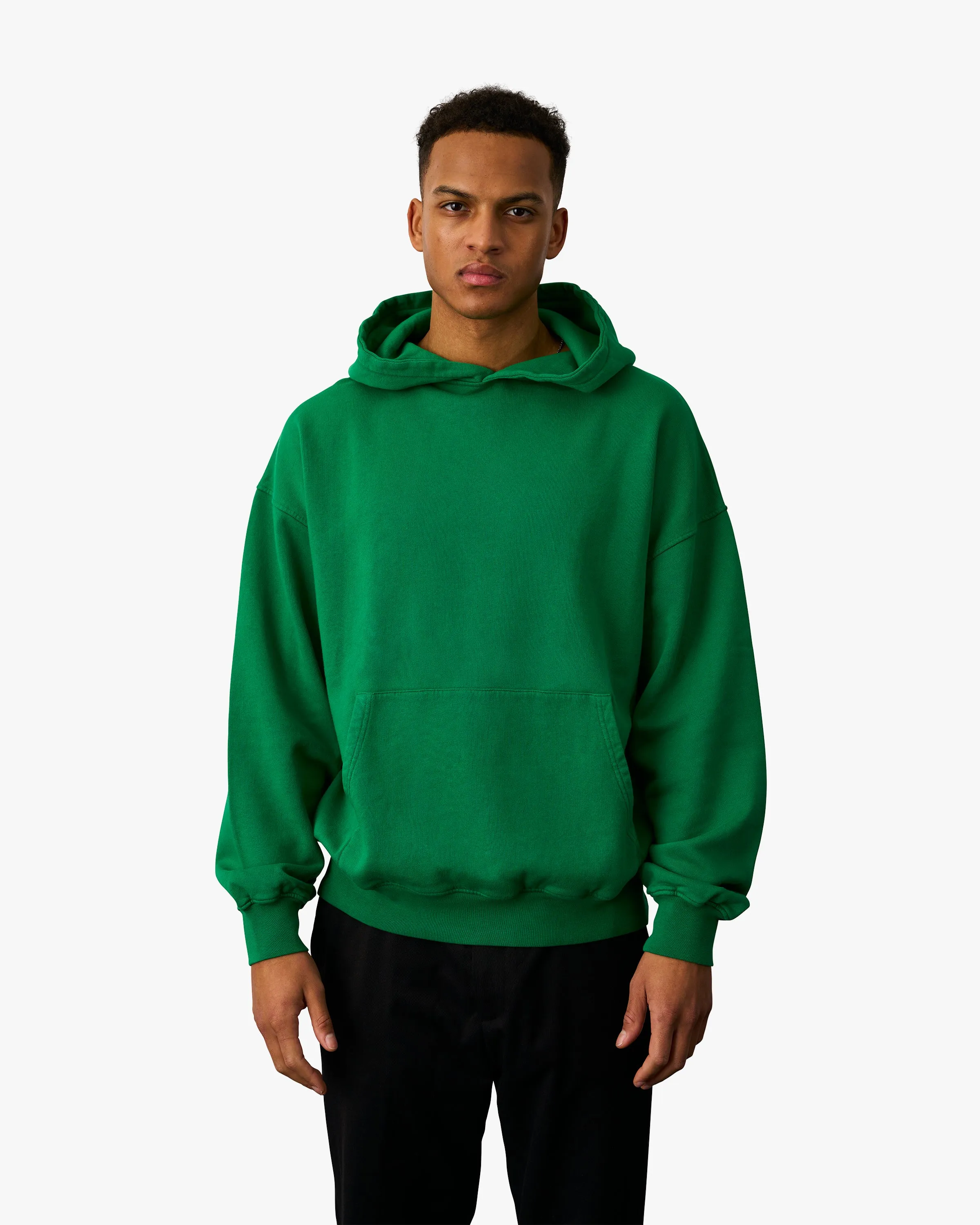 Organic Oversized Hood - Deep Black