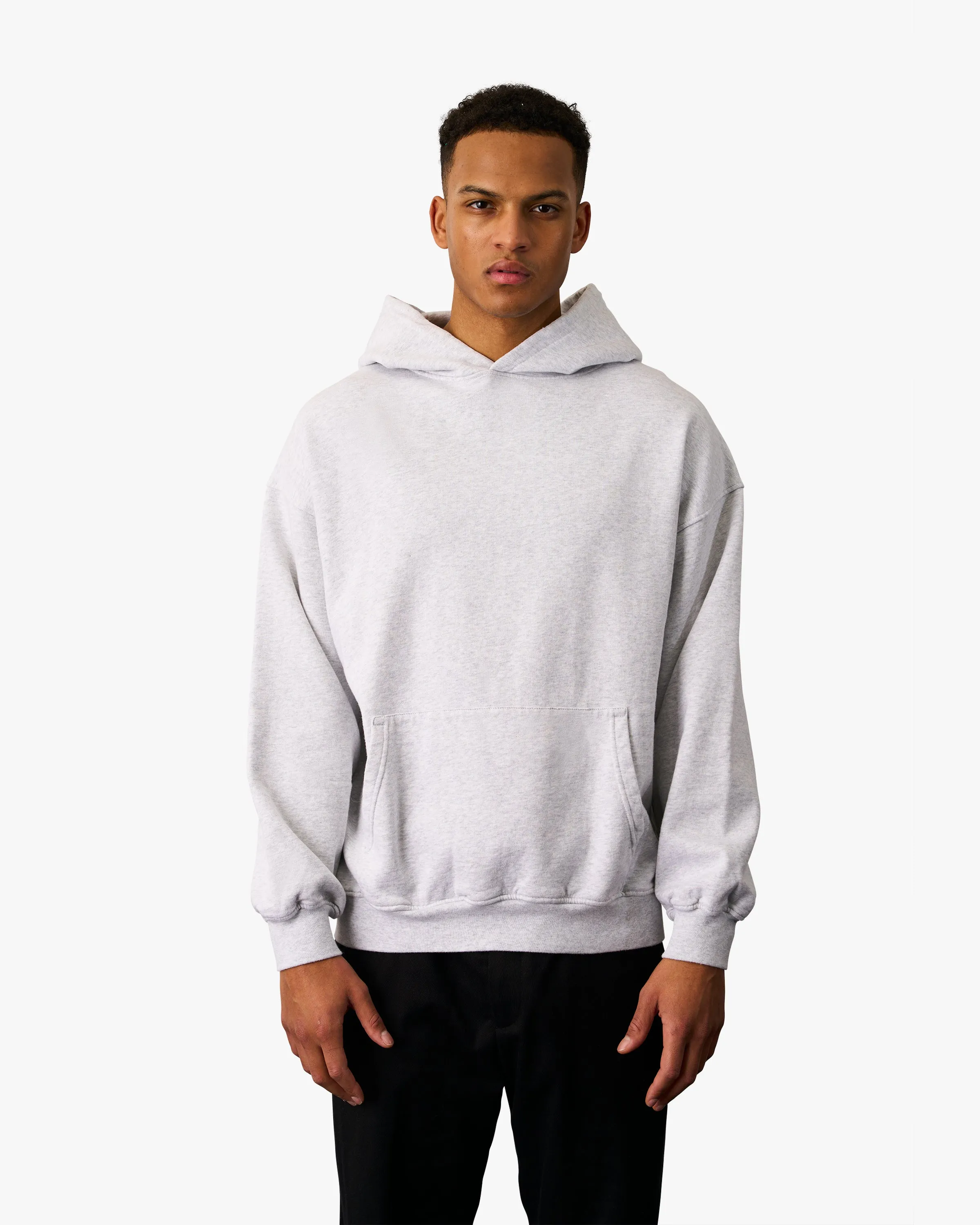 Organic Oversized Hood - Purple Jade