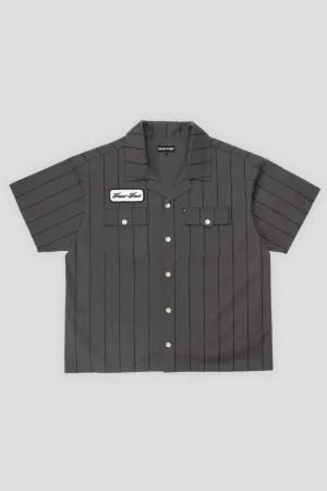 PASS~PORT STRIPED CASUAL SHIRT - TAR