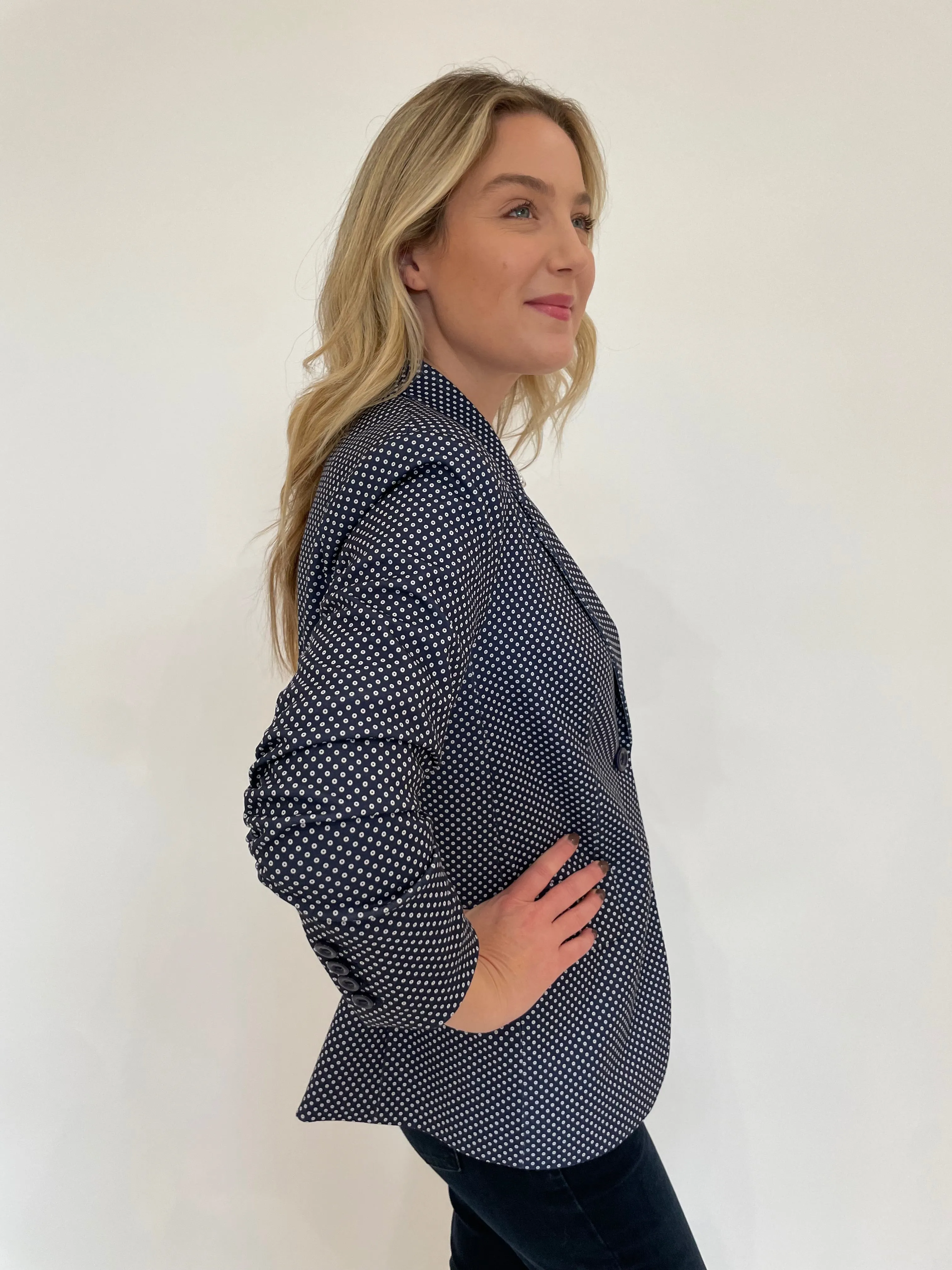 Pindot Jaime Blazer - Navy