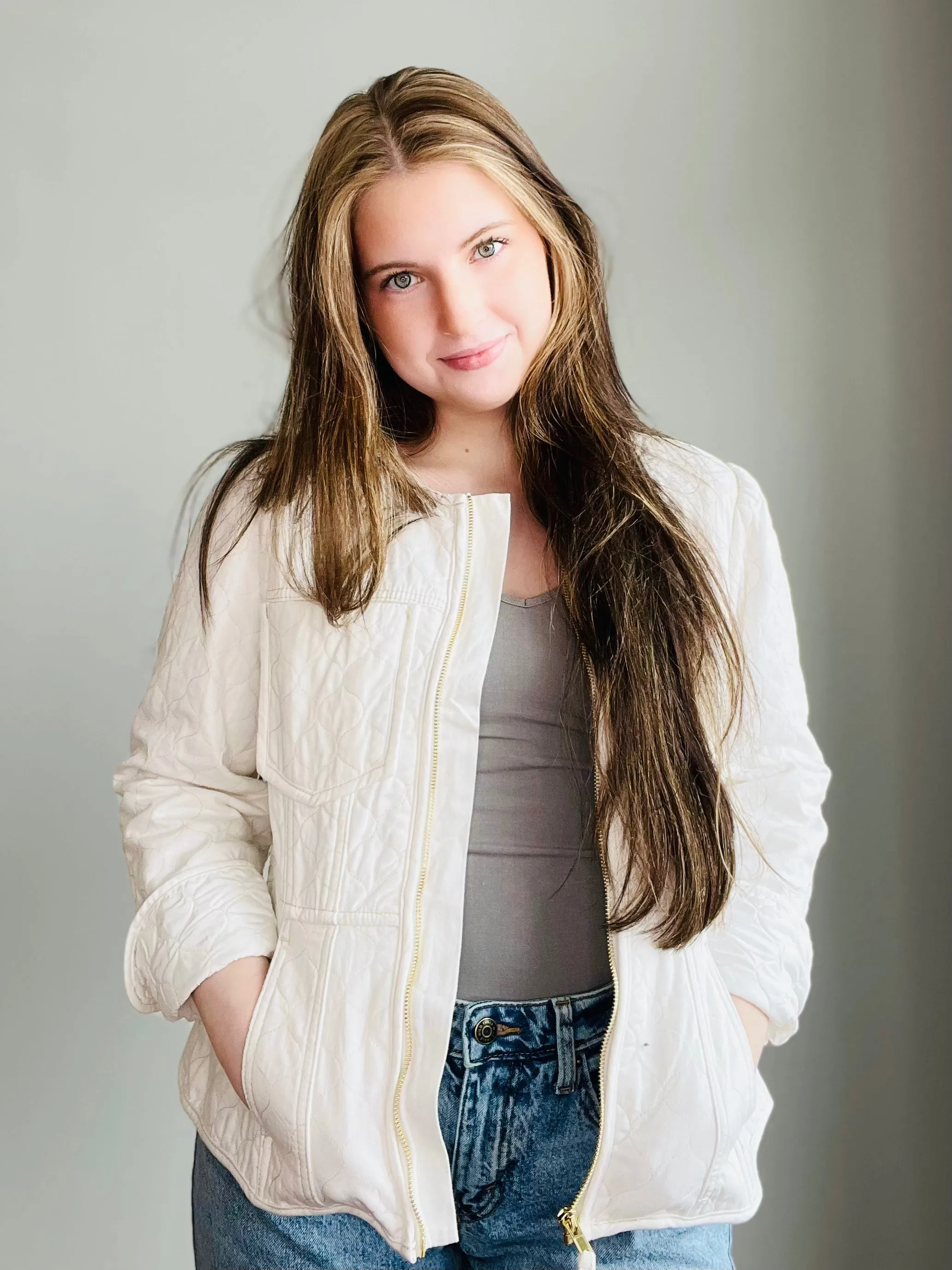 Quilted Denim Jacket - Modern Elegance with a Timeless Twist
