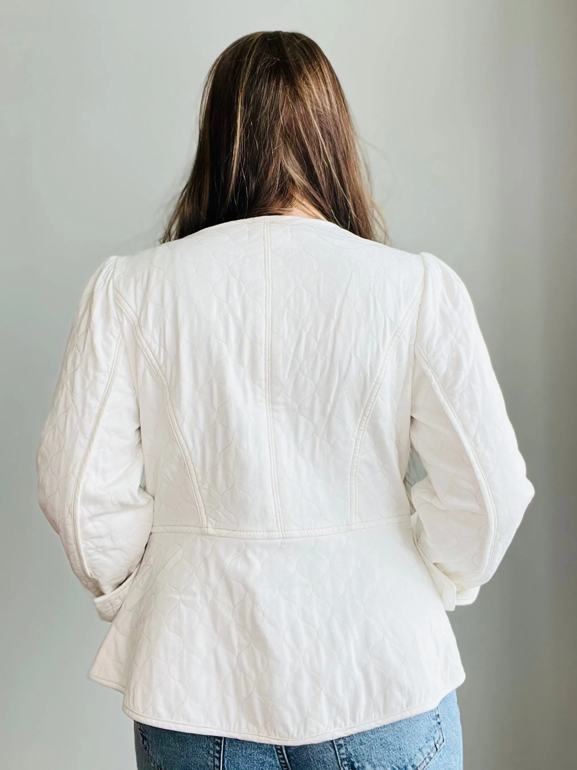Quilted Denim Jacket - Modern Elegance with a Timeless Twist