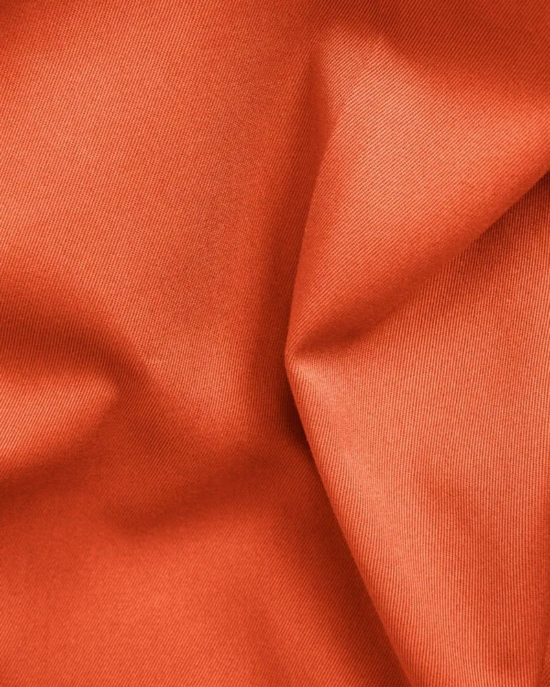 Rust Cotton Trousers