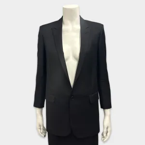 Saint Laurent Women's Black wool Blazer