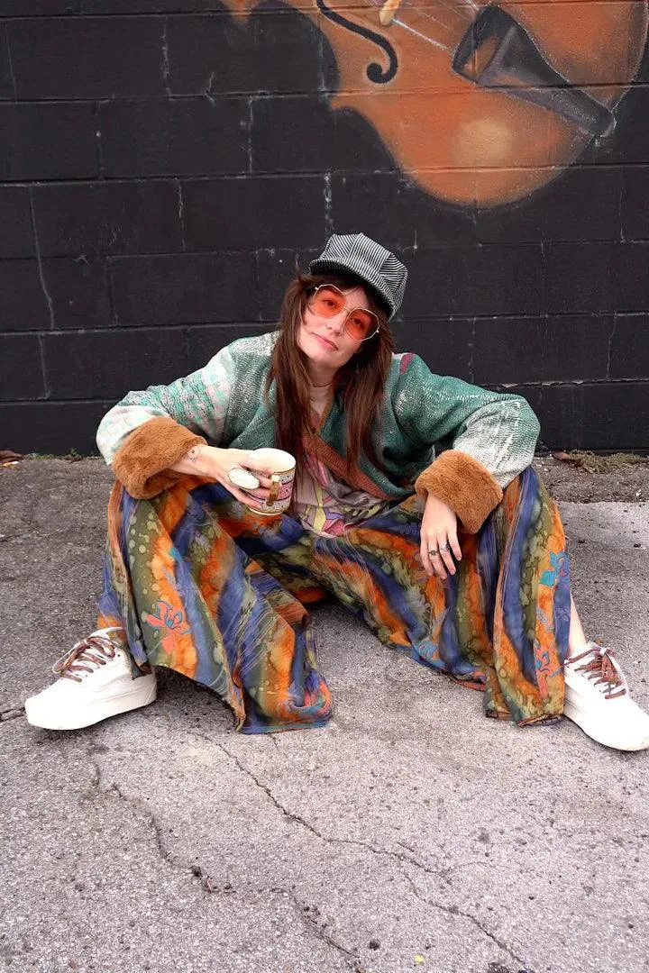 Silk Synergy Side Slit Pants #240 by Kantha Bae