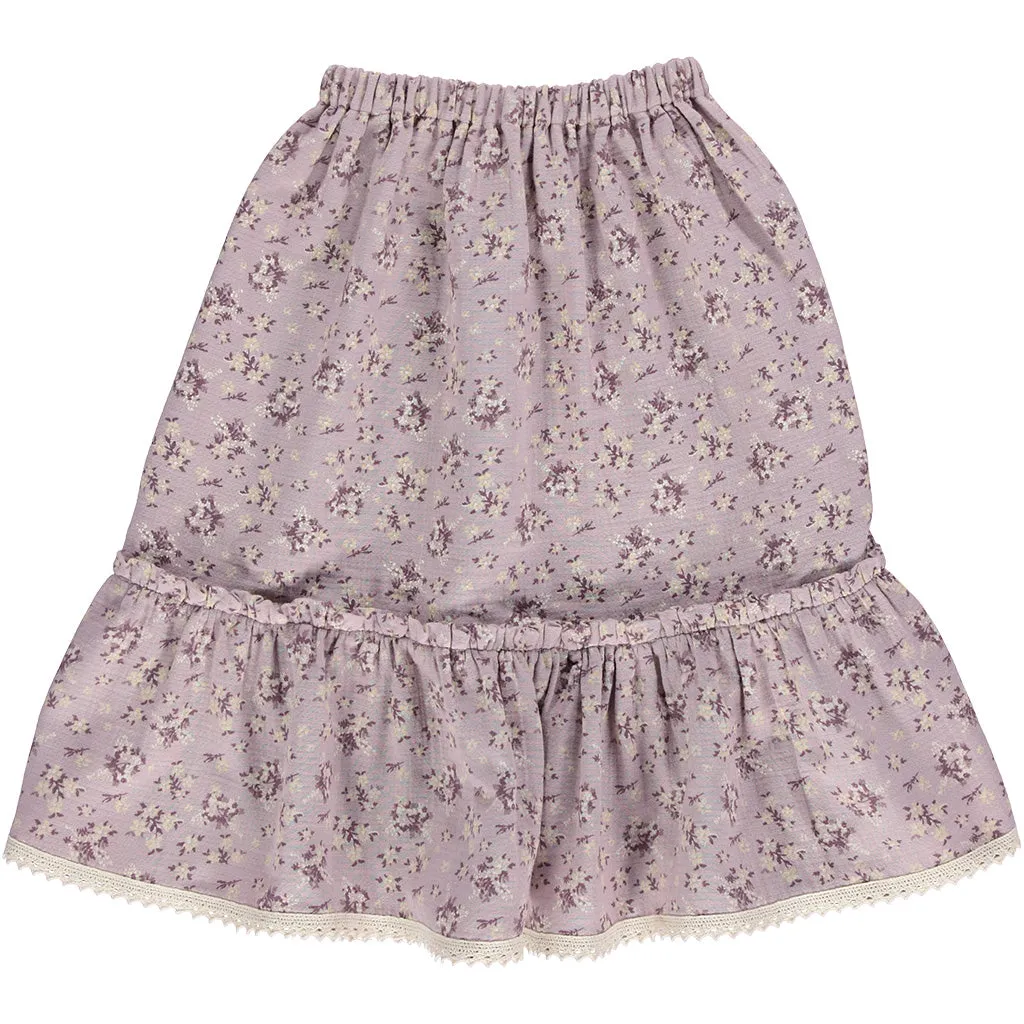 Skirt Katha Flower Lilac Floral