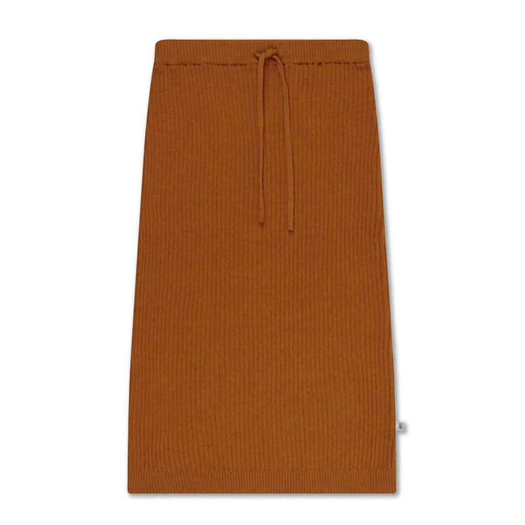 Skirt Knit Warmed Rust