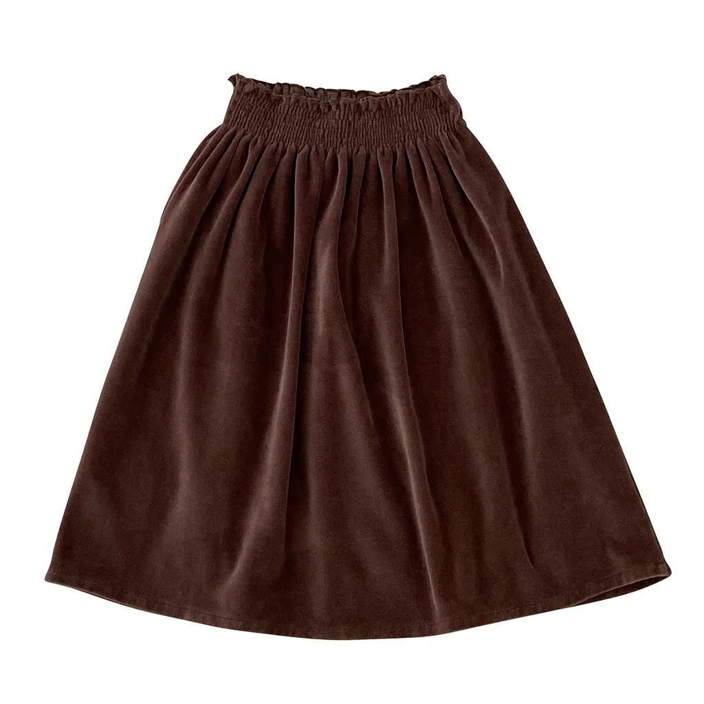 Skirt Smocked Brownie