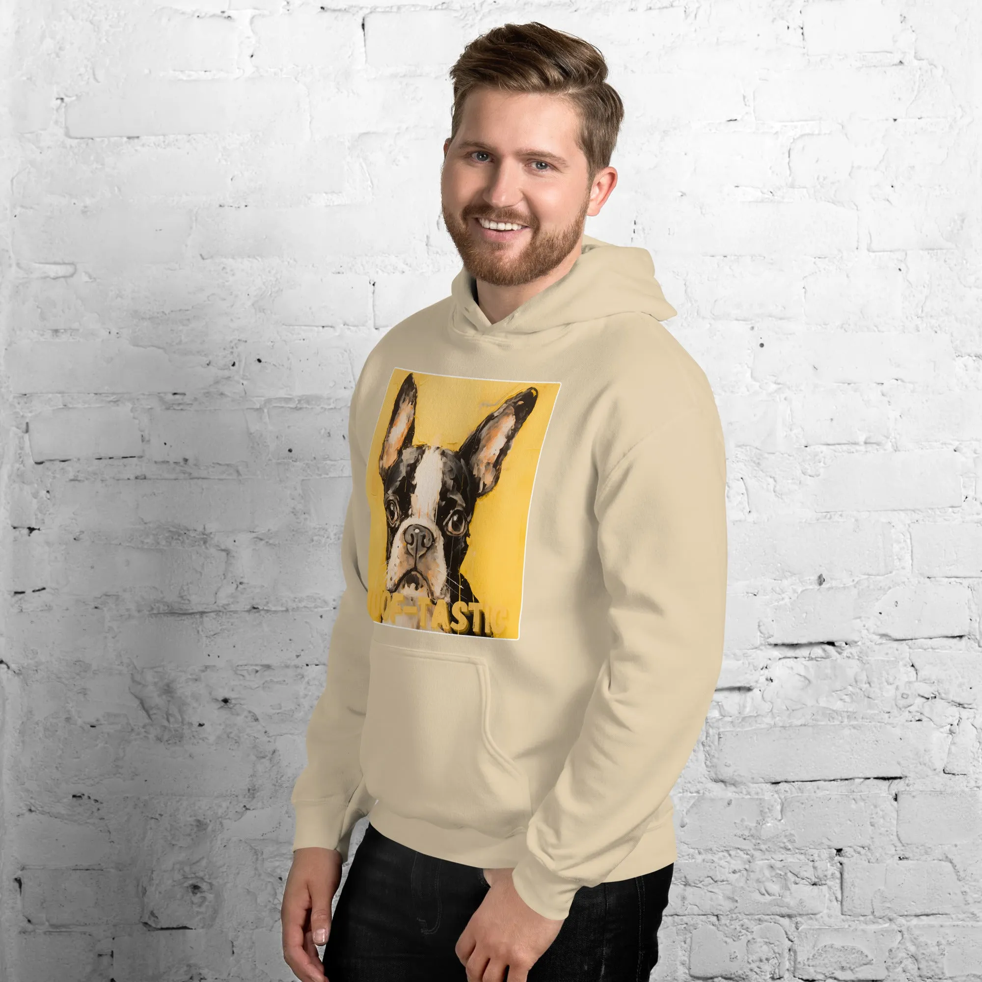 Unisex Hoodie Woof-tastic Boston Terrier