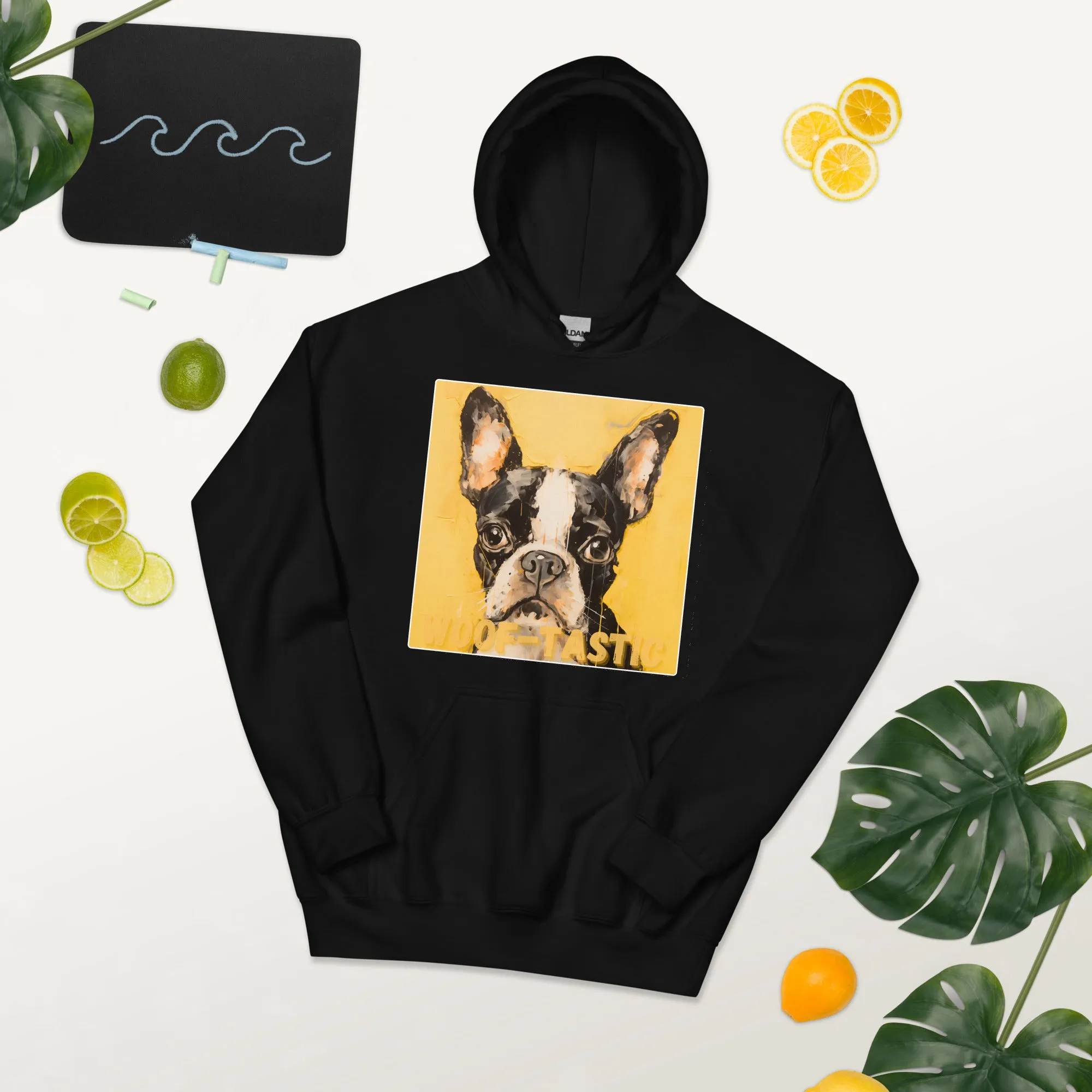 Unisex Hoodie Woof-tastic Boston Terrier
