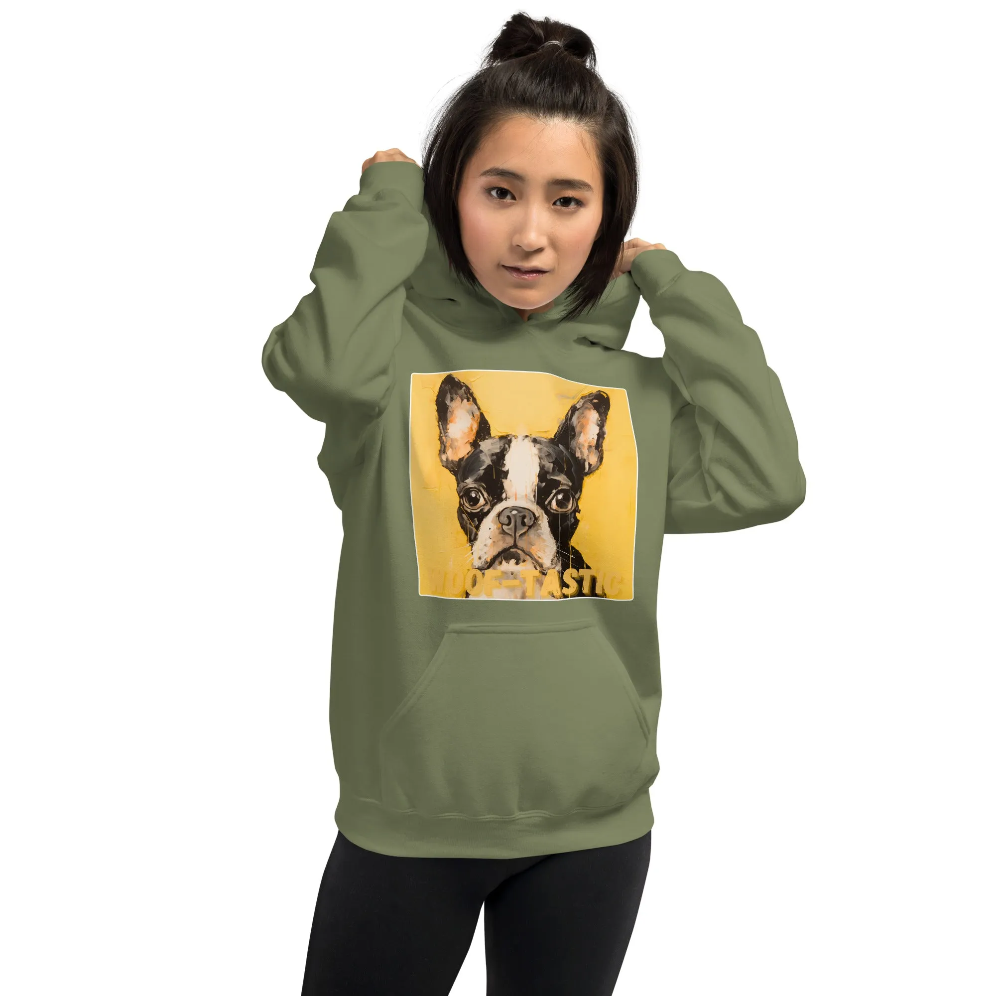 Unisex Hoodie Woof-tastic Boston Terrier