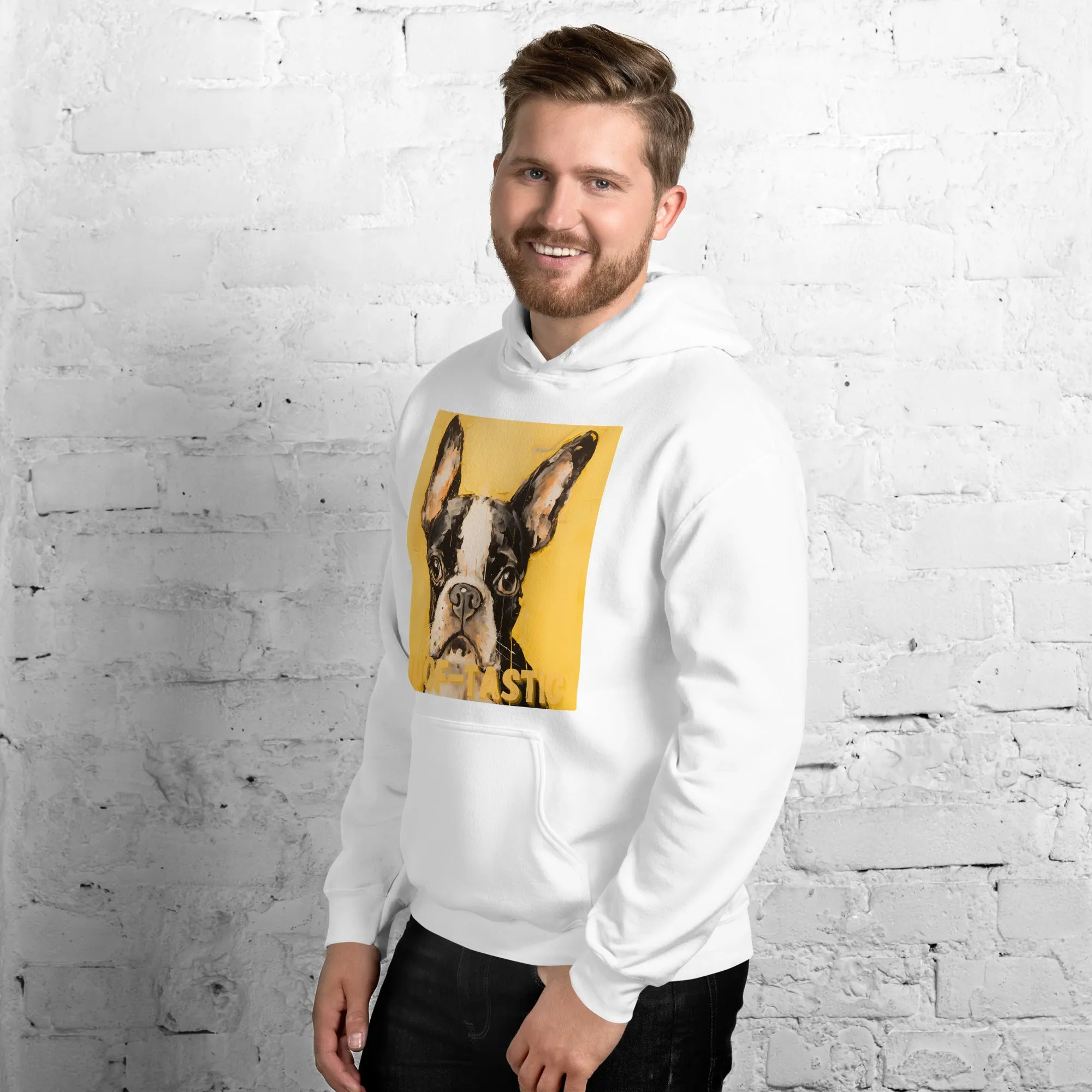 Unisex Hoodie Woof-tastic Boston Terrier