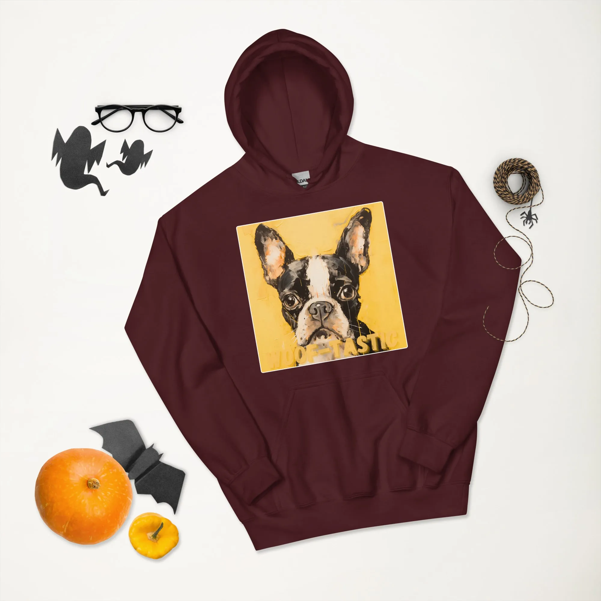 Unisex Hoodie Woof-tastic Boston Terrier