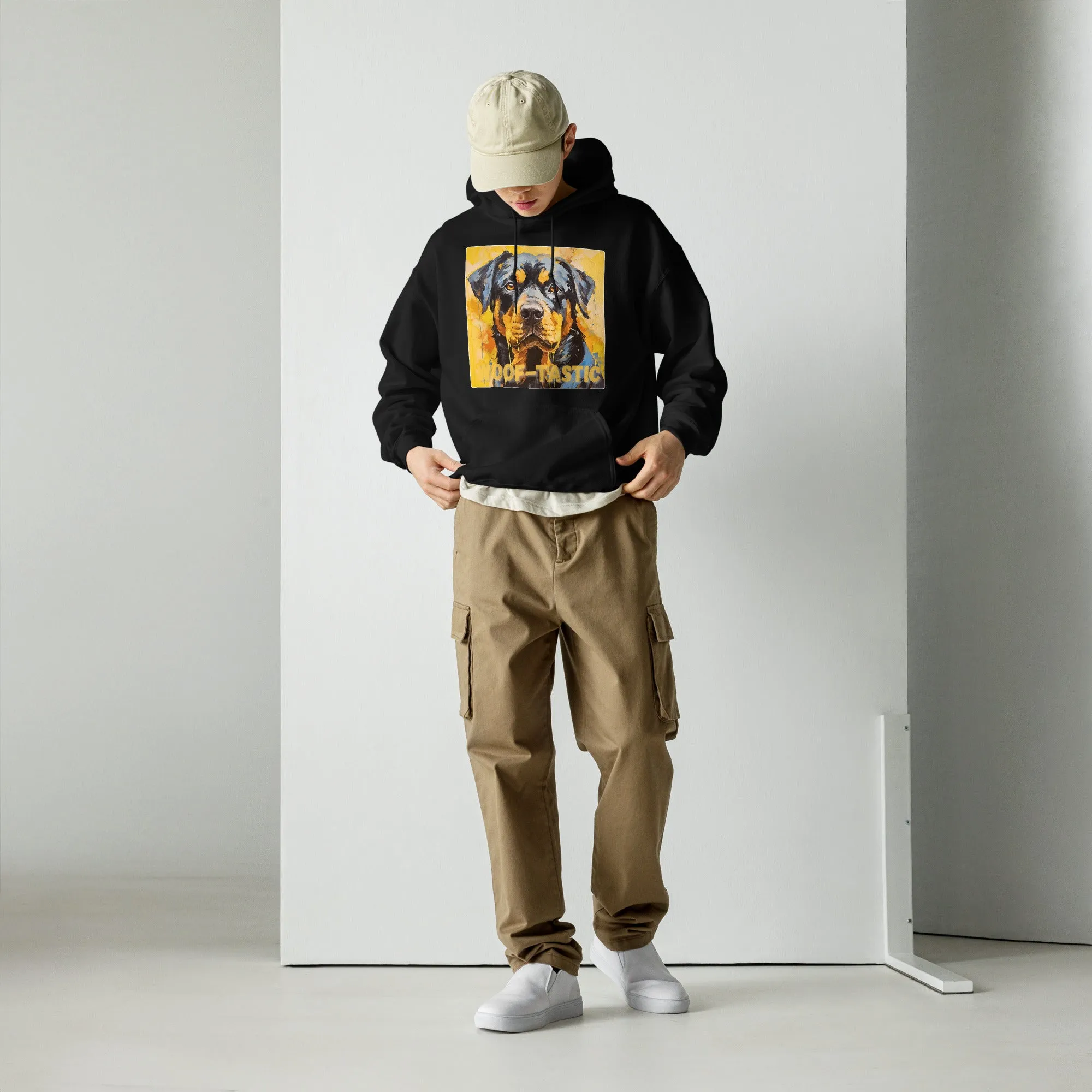 Unisex Hoodie, Woof-tastic Rottweiler