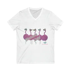 Unisex Jersey Short Sleeve V-Neck Tee