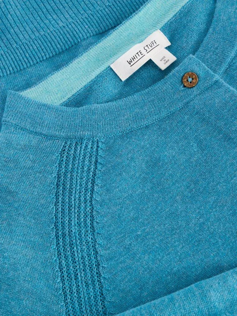 White Stuff Lulu Cardigan- Mid Blue