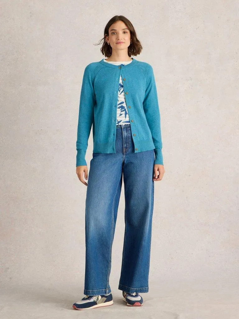 White Stuff Lulu Cardigan- Mid Blue
