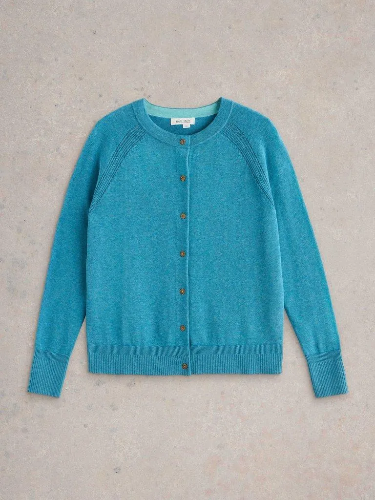 White Stuff Lulu Cardigan- Mid Blue