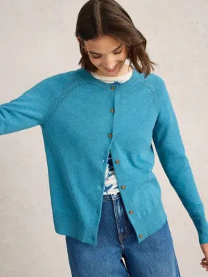 White Stuff Lulu Cardigan- Mid Blue