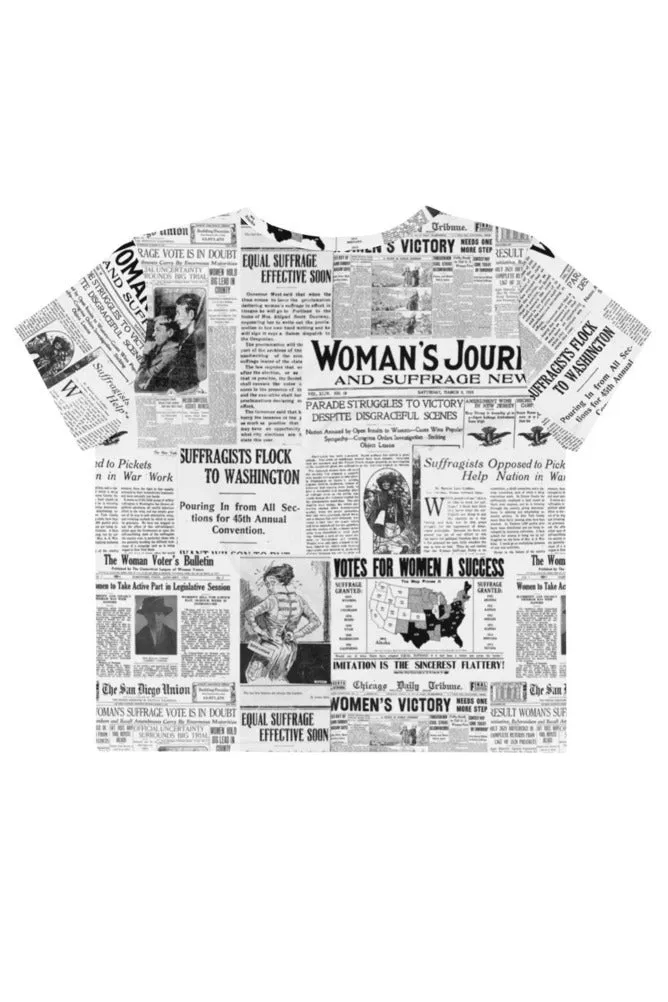 Women Suffrage Crop Tee
