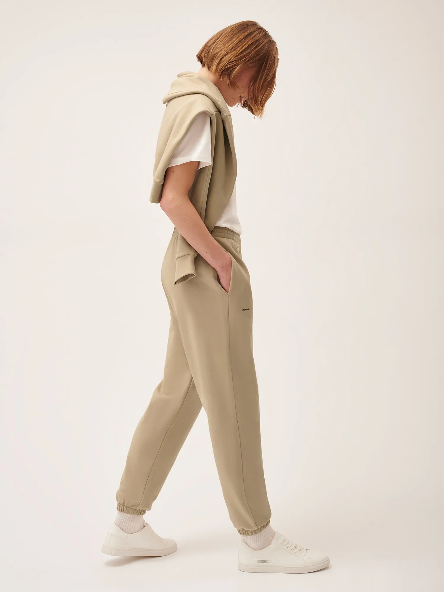 Womens 365 Midweight Track Pants—birch beige