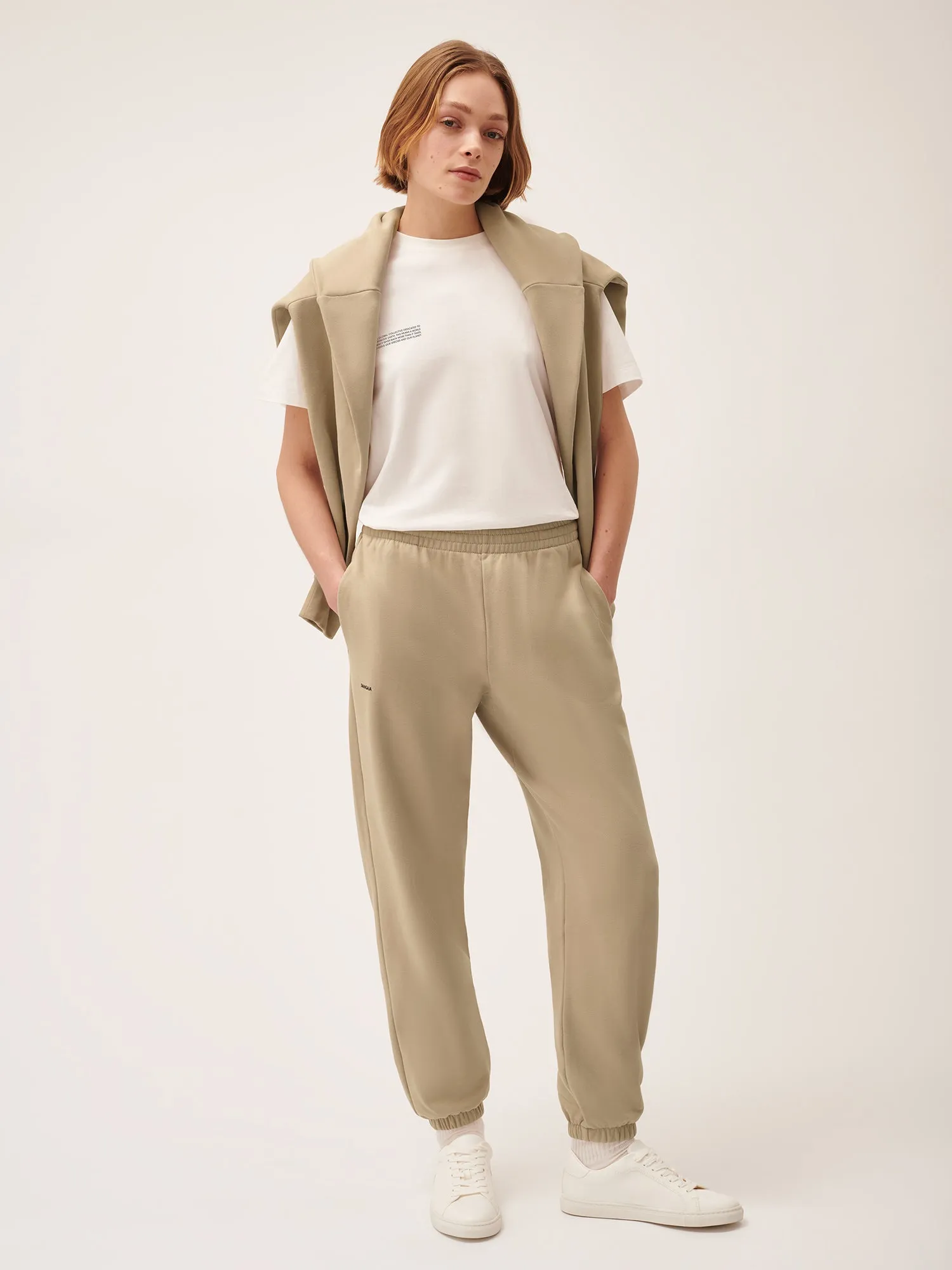 Womens 365 Midweight Track Pants—birch beige