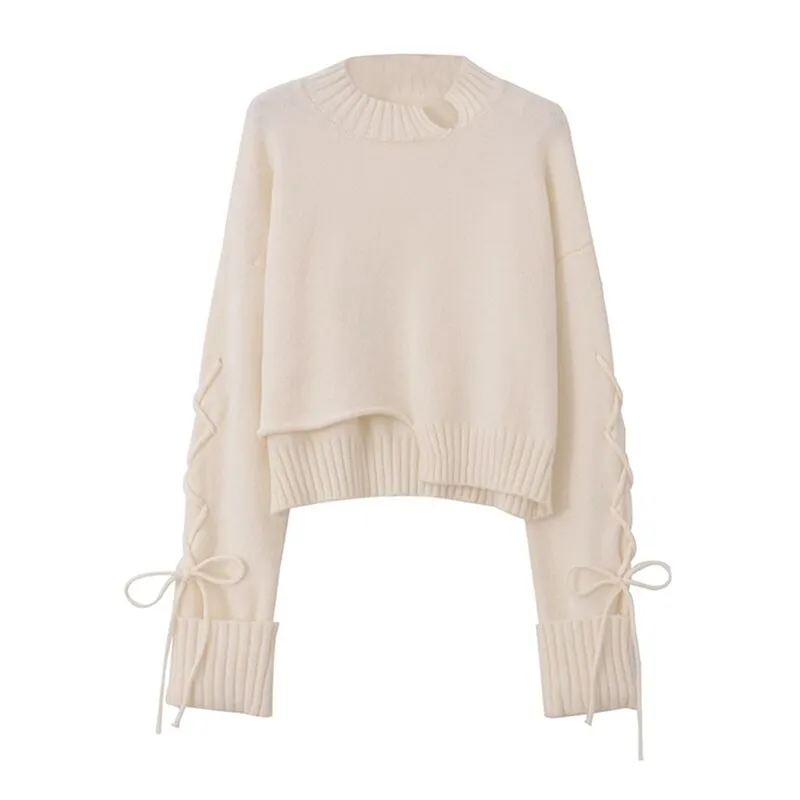 Womens Chic Loose Long Sleeve Sweater