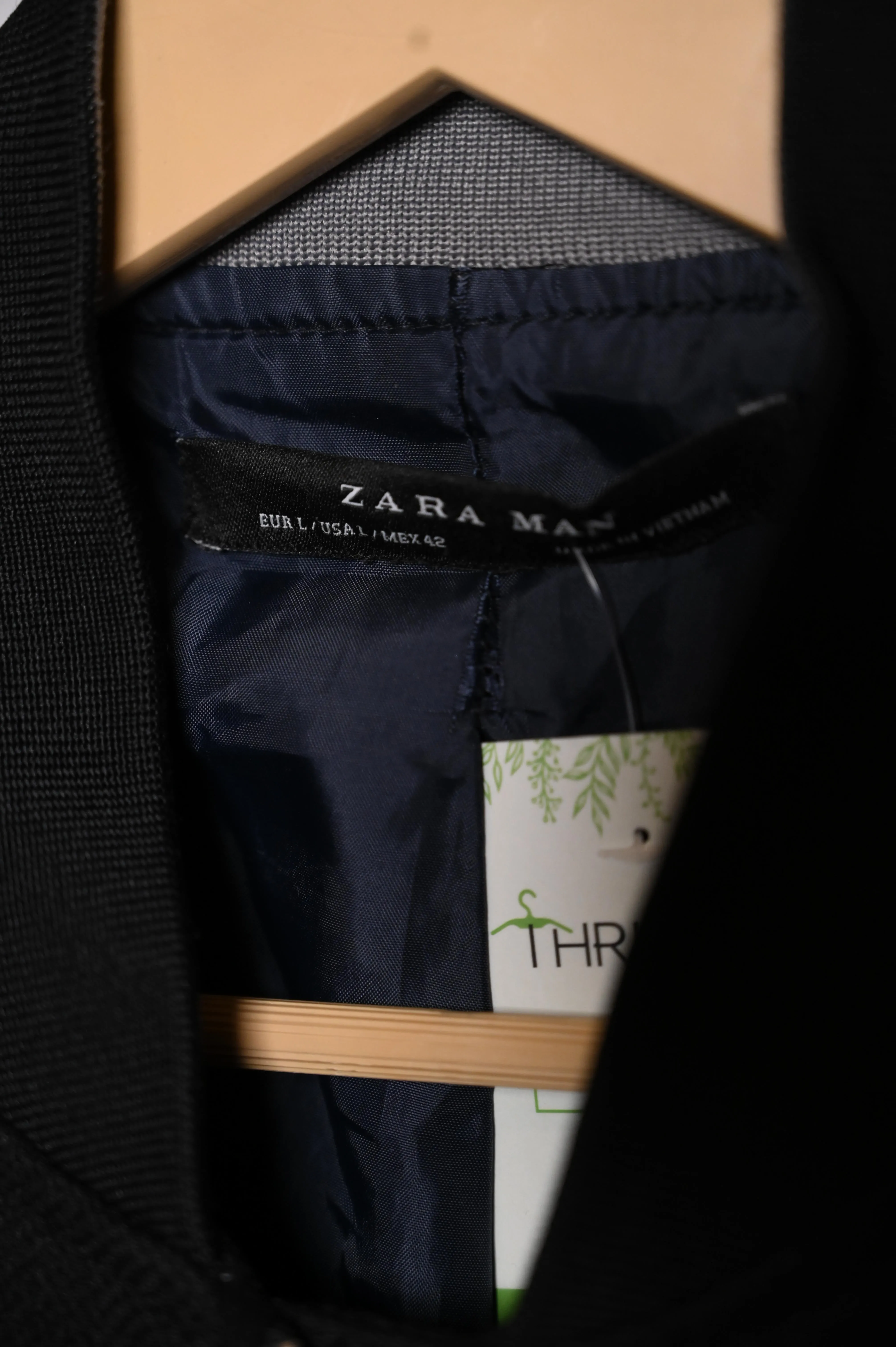 Zara Man Black Large Jacket